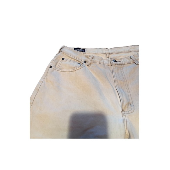 Lands' End Vintage Tan Straight Leg Denim Jeans Women's Size 35 Excellent - Picture 5 of 6